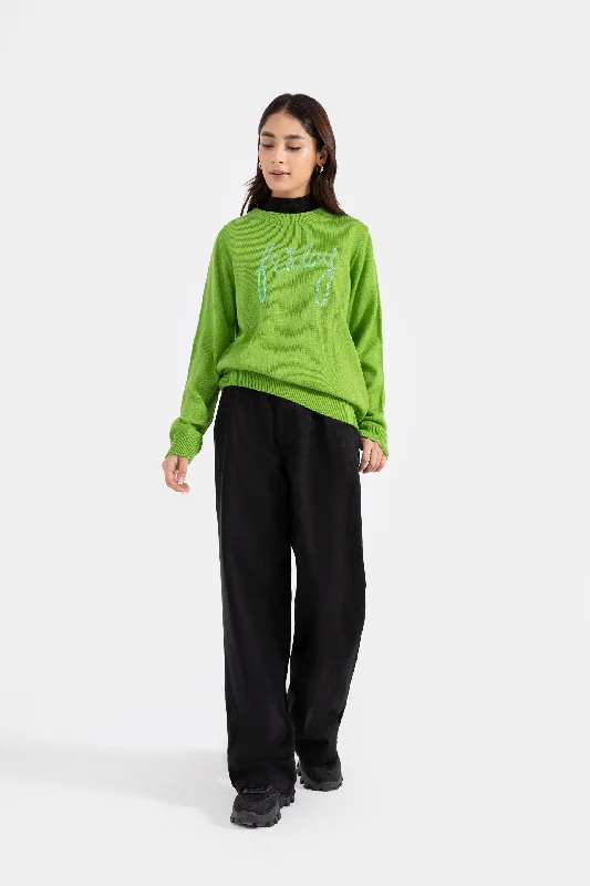 PLUSH-KNIT sequin SWEATER Budget-friendly sweaters