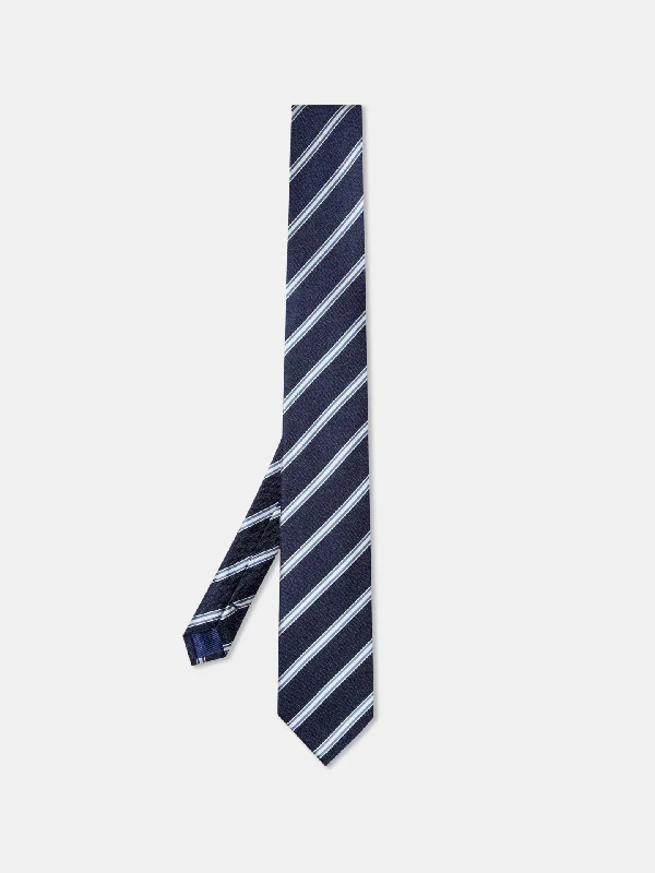 Striped Pattern 100% Silk Tie 7,5cm Cottagecore floral dresses