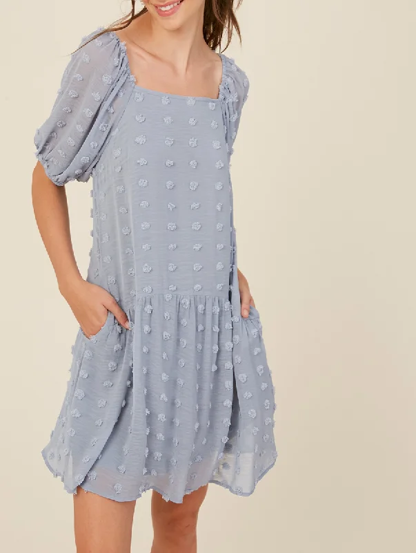 Give Your Love Swiss Dot Dress Long sleeve unclassified dresses