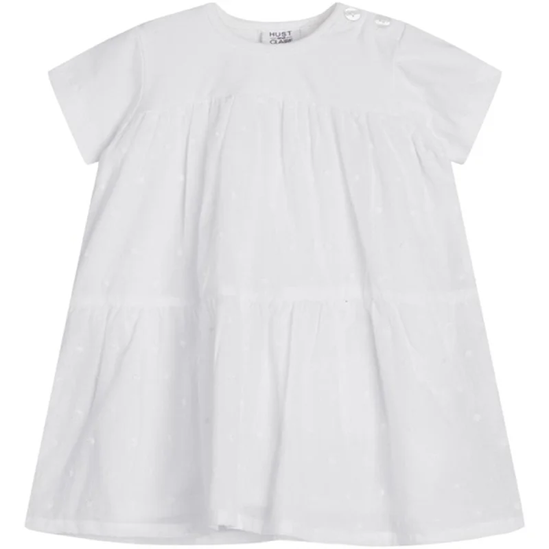 Hust & Claire Baby Kristiane Dress White Long sleeve unclassified dresses