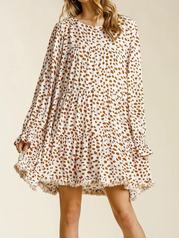 I Hope You Miss Me Babydoll Dress Ruched unclassified dresses