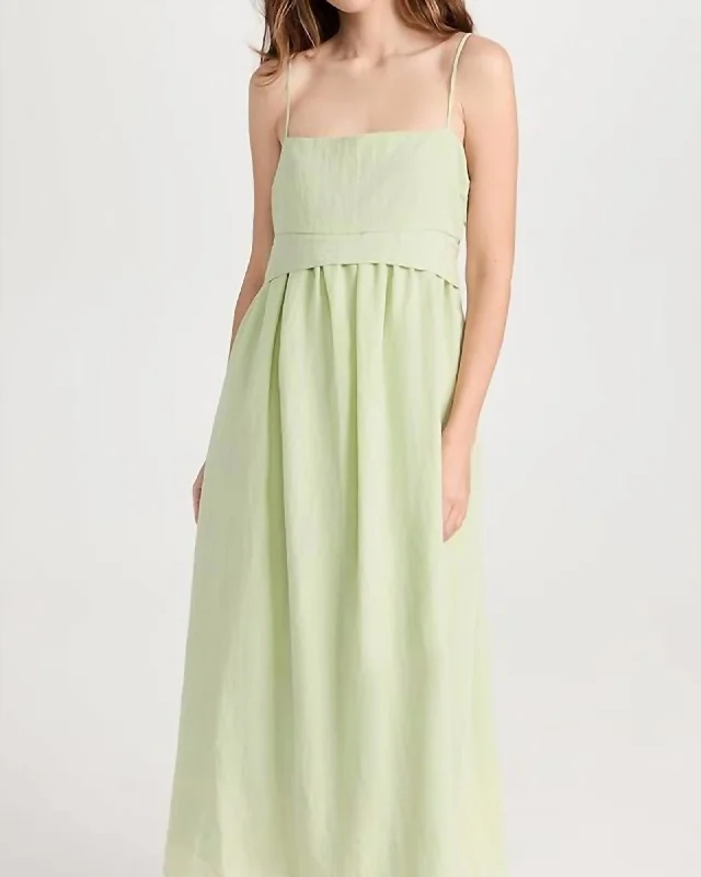 Panelled Dress In Sweet Grass | Sweet Grass Short unclassified dresses