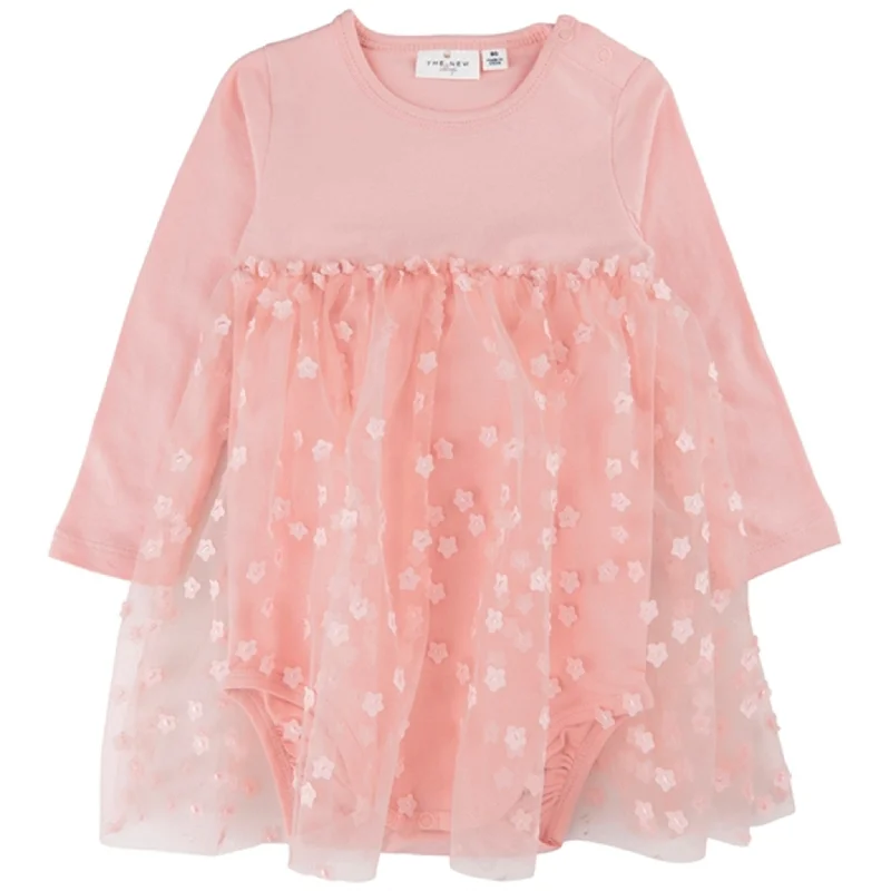 THE NEW Siblings Peach Beige Gracie Aria Dress Satin unclassified dresses