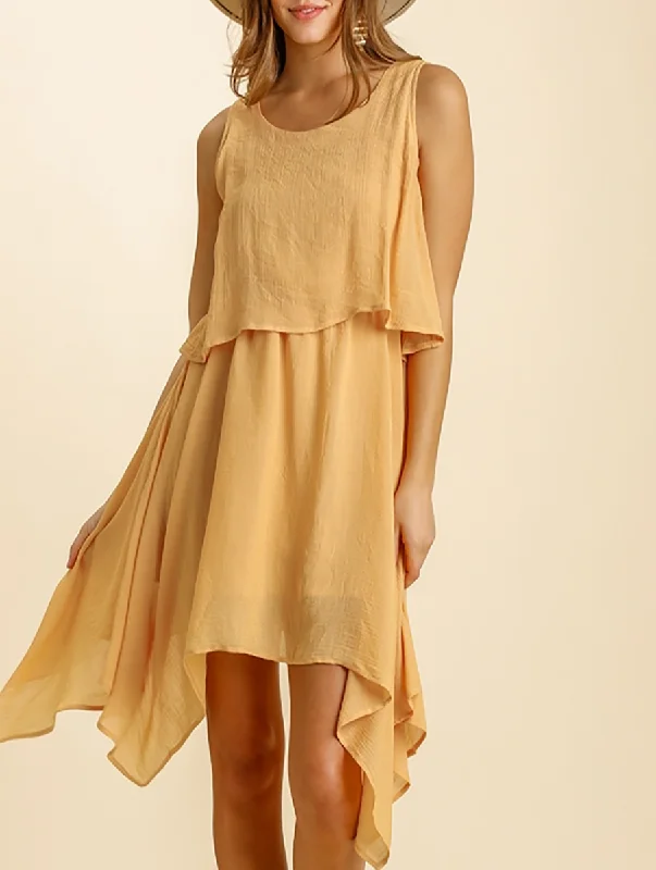 Think About It Sleeveless Layered Dress Unique unclassified dresses