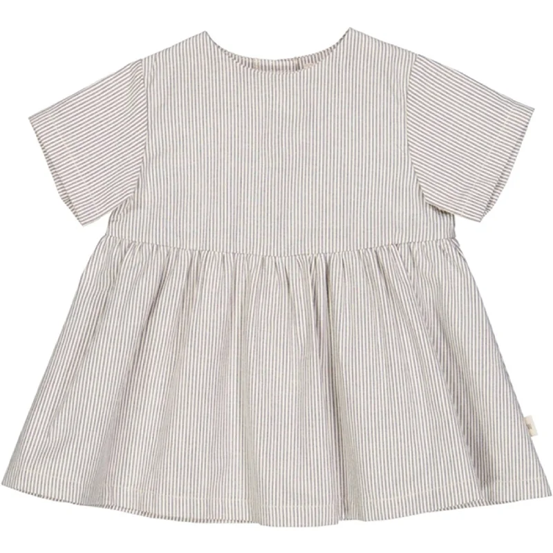 Wheat Classic Blue Stripe Esmaralda Dress Tiered unclassified dresses